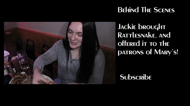 Customers try Bibby Rattlesnake - Behind The Scene...