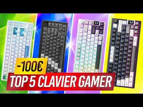LES 5 MEILLEURS CLAVIERS GAMER PAS CHER A MOINS DE 100 EUROS SUR AMAZON ! JUILLET 2026