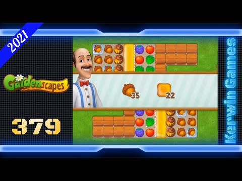 Gardenscapes Level 379 - No Boosters - 25 moves (2021)