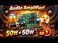 World’s Smallest Audio Amplifier 😱 | Powerful Sound at Just 5V 🔊 #amplifier