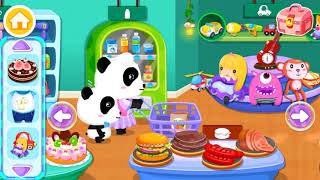 เกมตลาดแพนด้าน้อย 1-6 ขวบ BabyBus Baby Panda's Supermarket screenshot 1