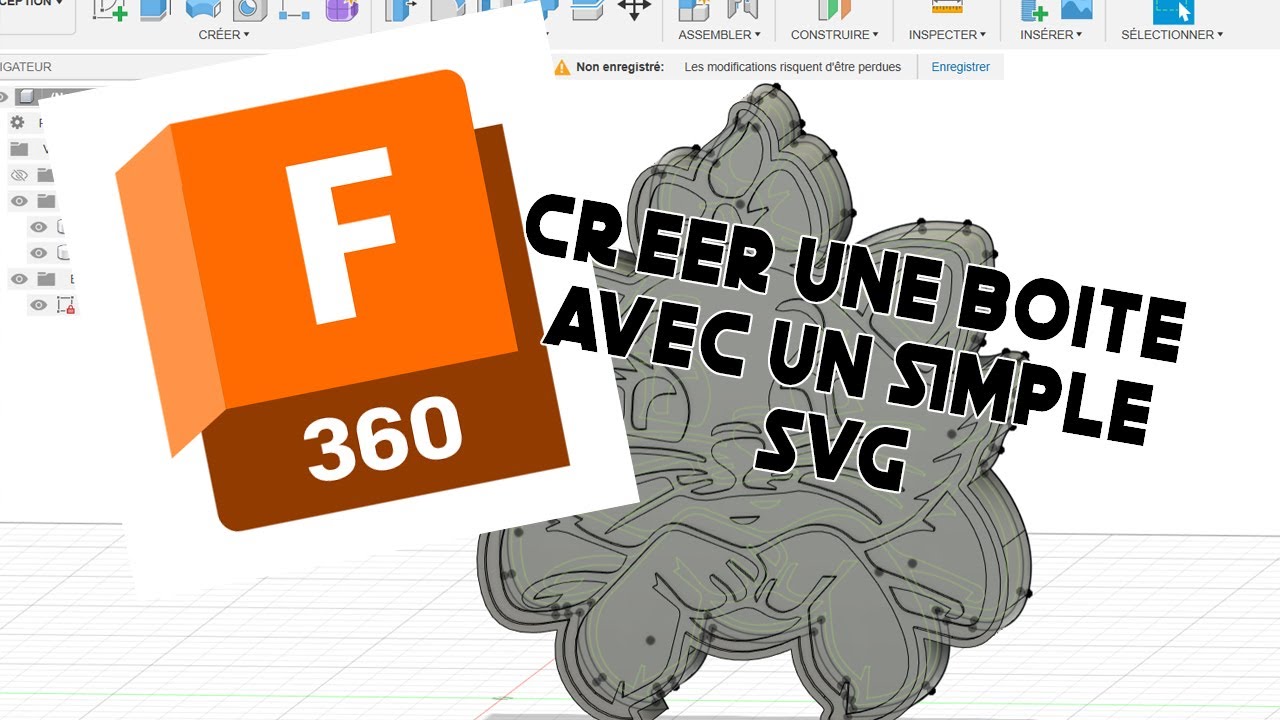 Tuto 3D | Créer une boite avec un simple SVG - YouTube