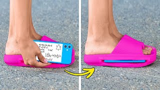 WEIRDEST SHOE CRAFTS YOU SHOULD SEE || How To Upgrade Your Footwear