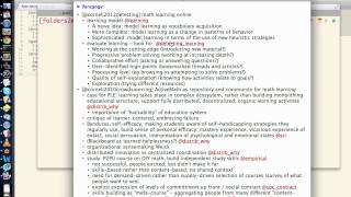 tag-extract quick demo, sorting interview transcript or literature review