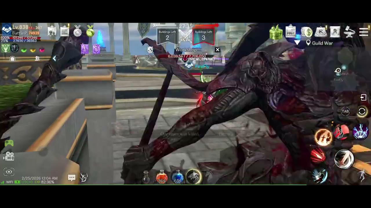 Mercenary guild war Feb 25 2026