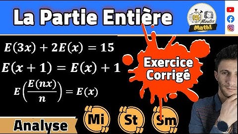 TD  exercice corrigé 6 - La partie entière