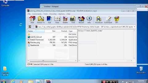 *Tutorial*How to Install Windows7 Visual Styles/Themes from Deviantart*Tutorial*