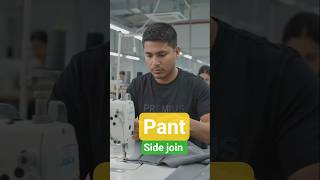 Pant Side Join Sewing Process | Garments Sewing Training | Side Seam Stitching Tutorial #garments