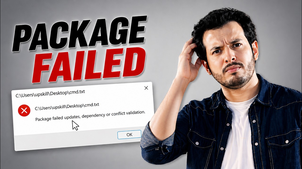 How To Fix “Package Failed Updates Dependency or Conflict Validation ...
