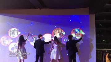 Interactive display wall | wall projection | interactive projection | interactive multimedia