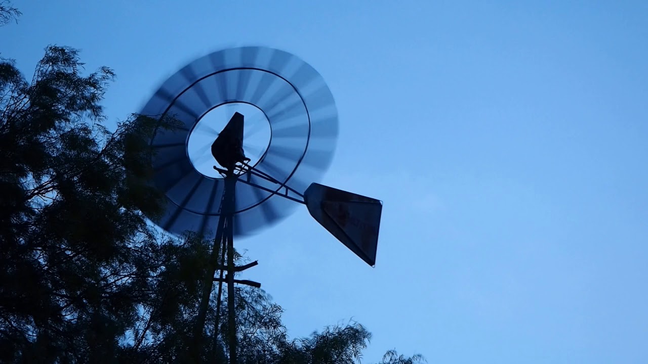 Windmill doing its work: Emerald River View Ranch - 06/19/20