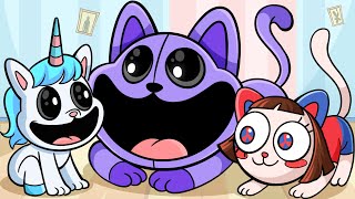 POPPY PLAYTIME Сhapter 3 but EVERYONE Are CATS // Poppy Playtime Chapter 3 Animation