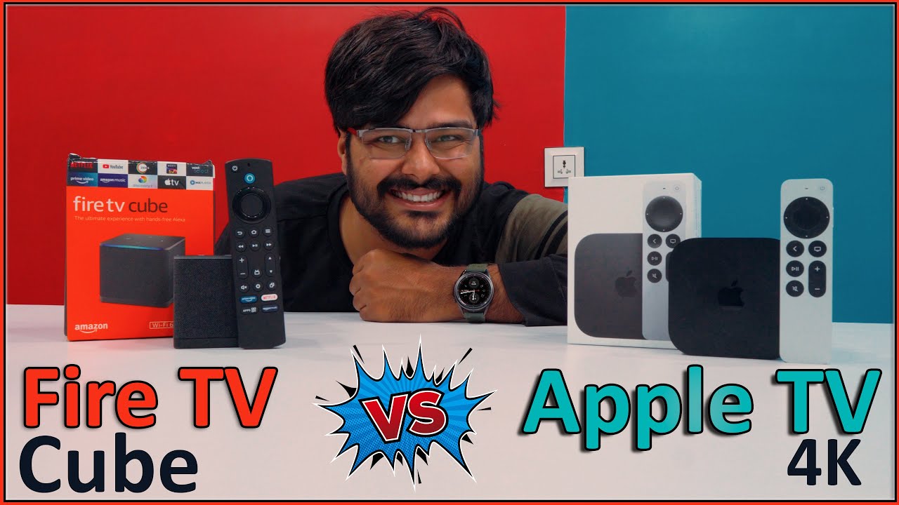 Latest Apple TV, Fire TV Cube compared