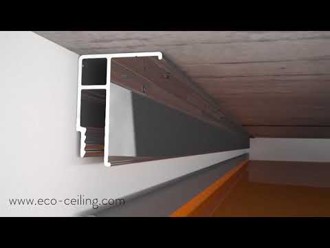 Video: Installation Of Stretch Ceilings Video. How To Install A Stretch Ceiling Video
