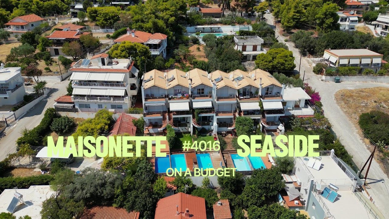 Seaview Maisonette - Loutra Oraias Elenis - Steps from the Coast - Μεζονέτα Λουτρά Ωραίας Ελένης