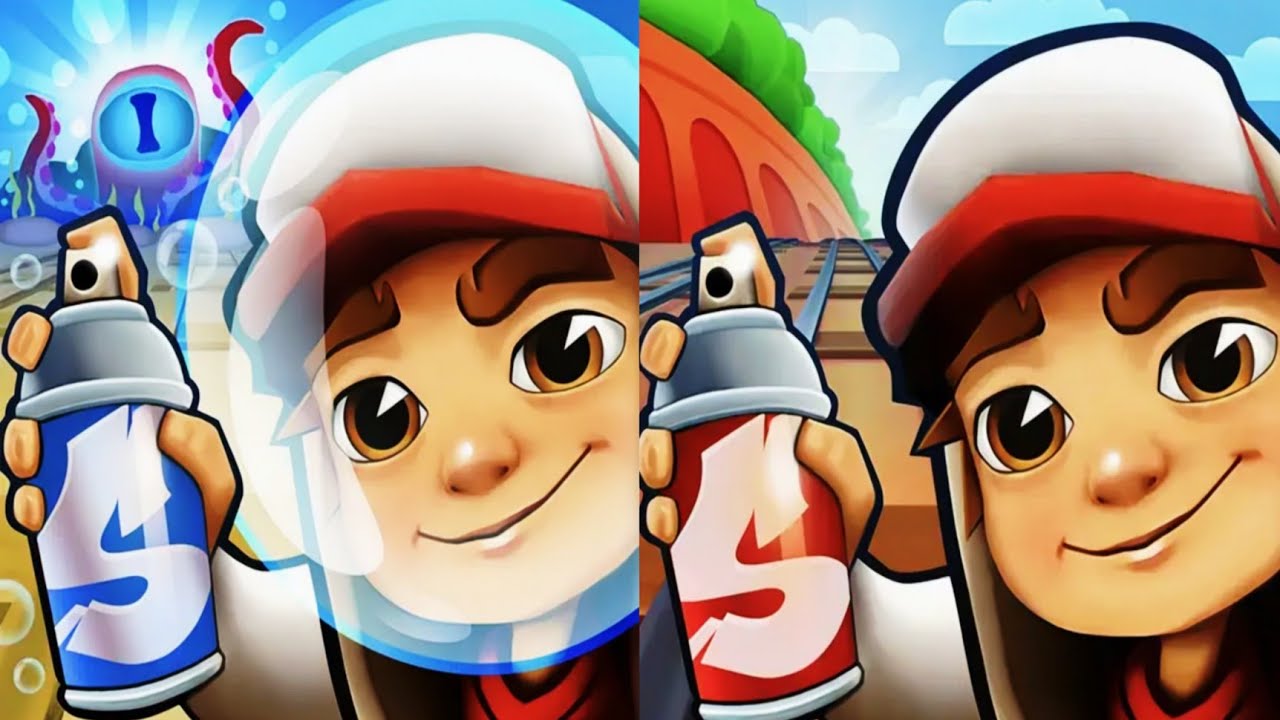 Subway Surfers : Underwater World 2024 vs Subway Classic 2024