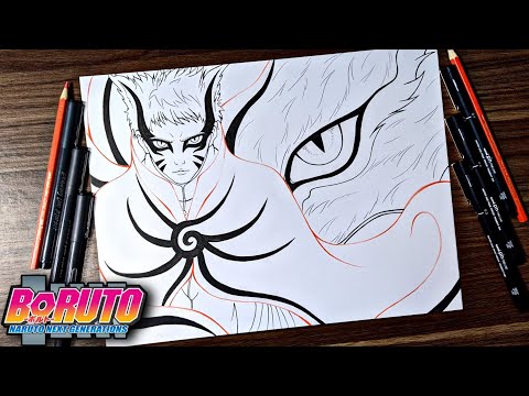 Boruto karma state 2  Desenho do boruto, Desenhos para colorir naruto,  Tutoriais de desenho anime