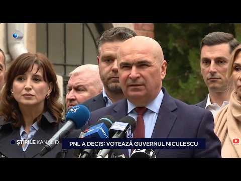 Stirile Kanal D - PNL a decis! Voteaza Guvernul Niculescu, dar intra in opozitie | Editie de seara