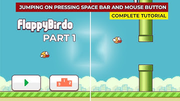 Flappy Bird Part 1 | Jumping on Space & Mouse Click (Unity 2D)