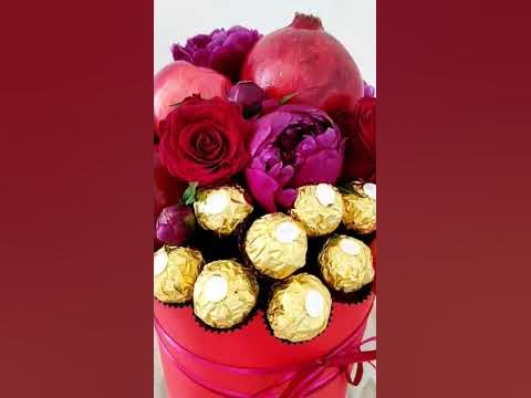 ПІВОНІЯ🌷 БУКЕТ З ЦУКЕРКАМИ🤤 - YouTube