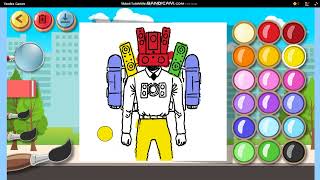 Information Skibidi Toilet Coloring - Image06 Painting | Geometry Dash Games #337 Update