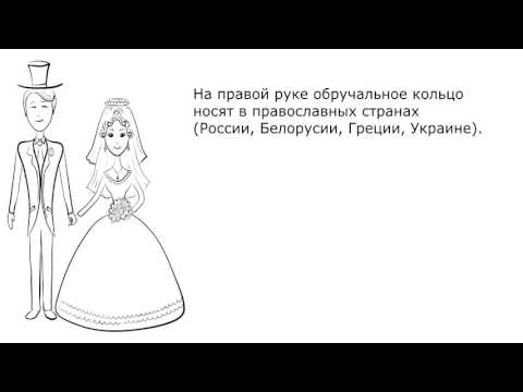 Почему обручальные кольца носят на разных руках.