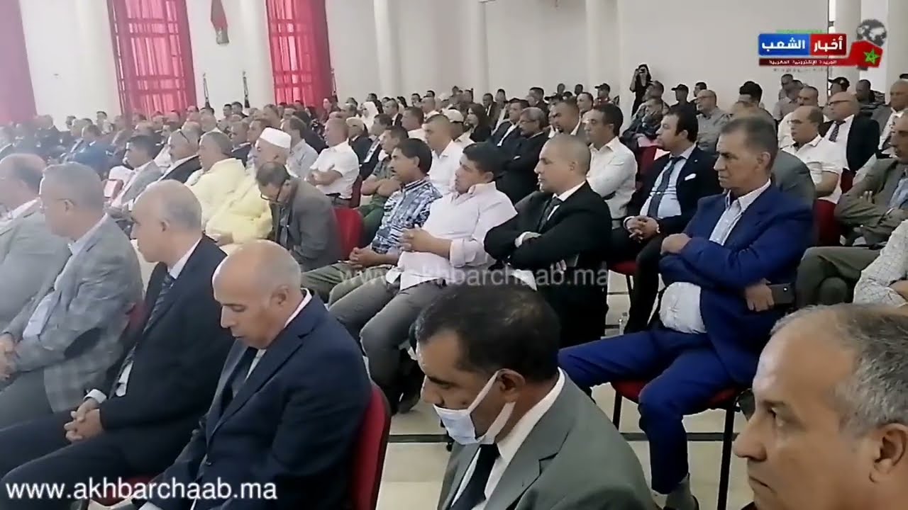 السيد عامل إقليم خريبكة يترأس مراسيم حفل تنصيب السلط