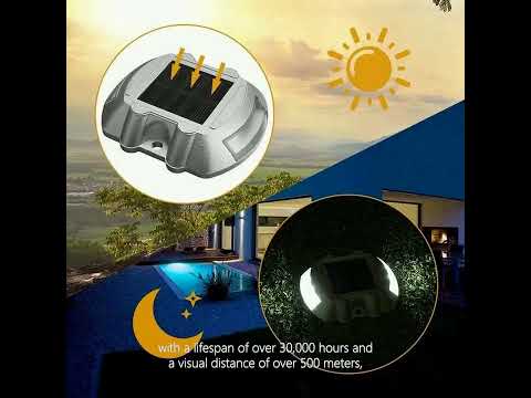 Round Solar Powered