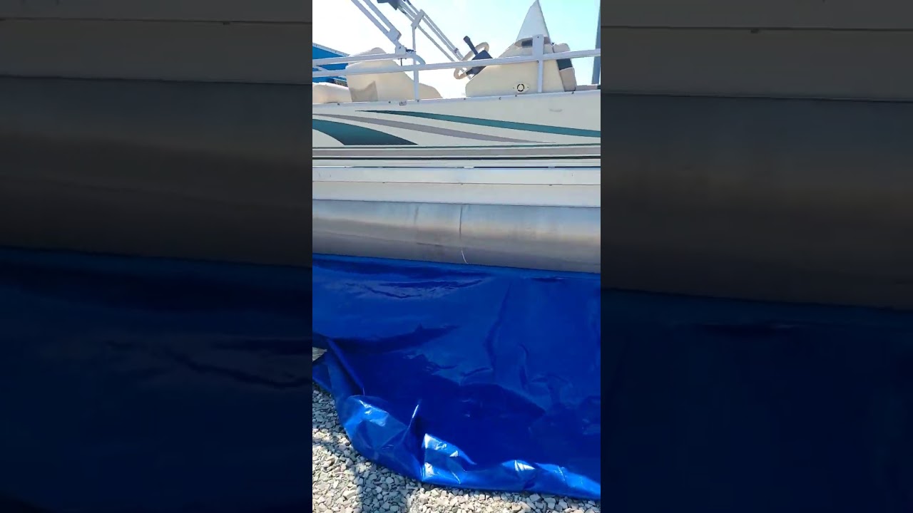 Cleaning some pontoons!