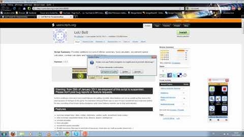 Installation LoU Tweak et Bos Tool pour FF+Chrome