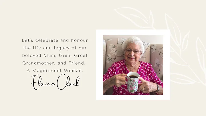 In Loving Memory of Elaine Clark | Memorial 29 Jul...