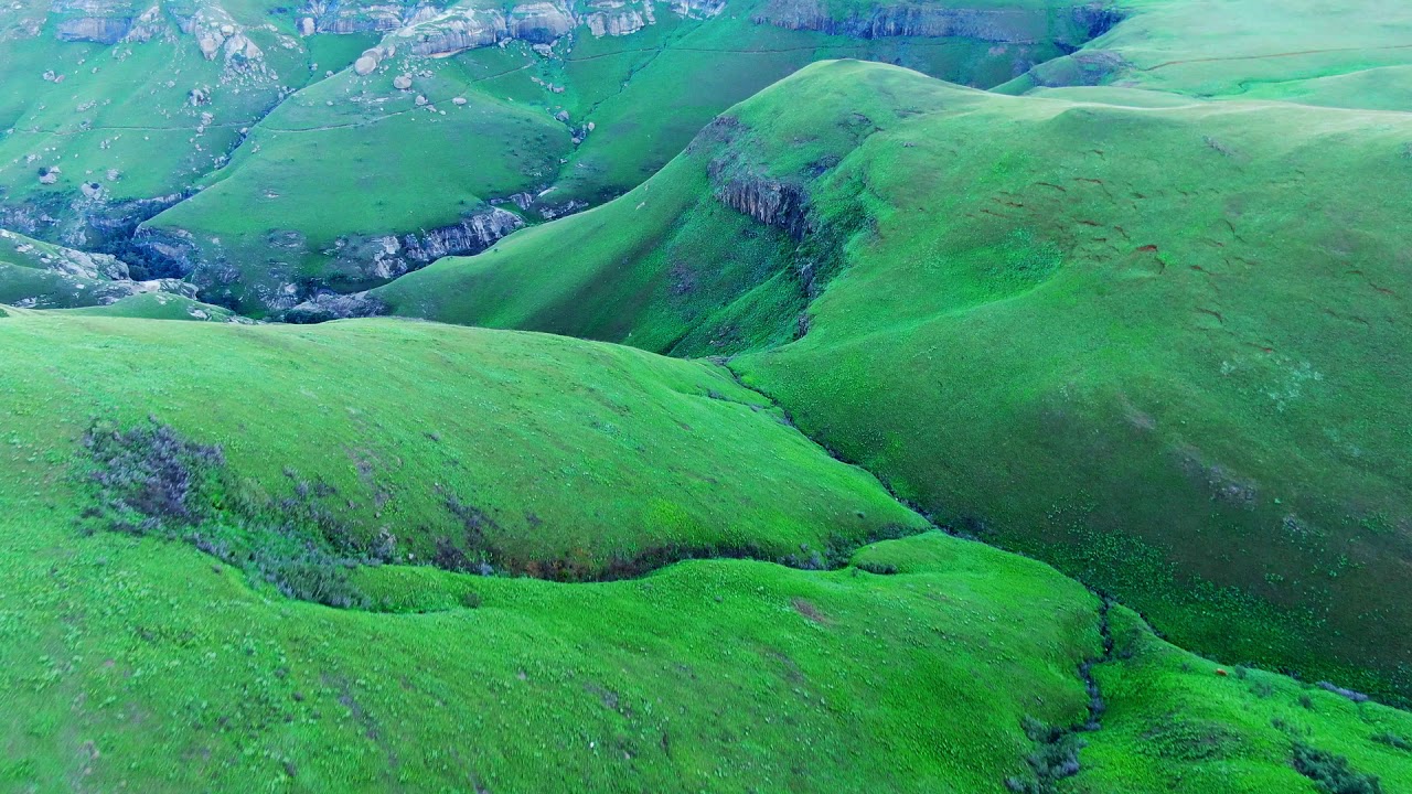 Drakensberg hike Gopro and Mavic 2 footage