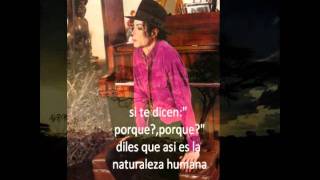 Video thumbnail of "michael jackson human nature subtitulado al español"