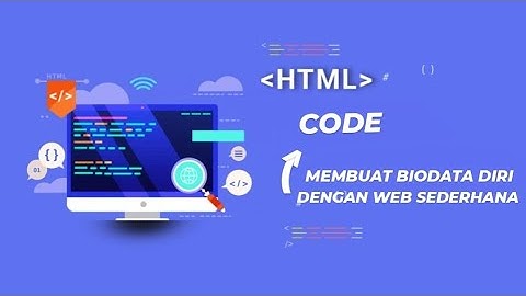 TUTORIAL CARA MEMBUAT "BIODATA DIRI"  DENGAN WEB SEDERHANA DAN CODE HTML,CSS DI VISUAL STUDIO CODE