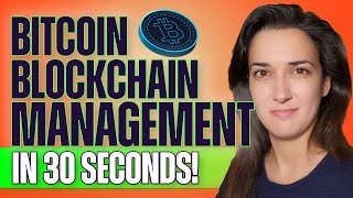 How Computers Manage the Bitcoin Blockchain (In 30 Seconds!) #shorts