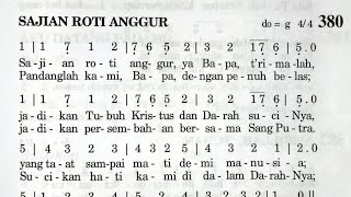 Sajian Roti Anggur - Lagu Puji Syukur No 380