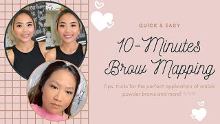Brow Mapping/Shaping: QUICK & EASY way to design any eyebrow shape in under 10 minutes (with thread)