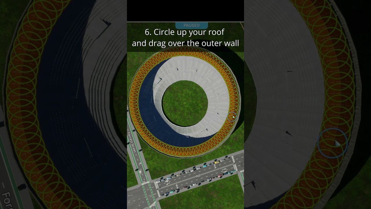 Build a Colosseum in Cities Skylines 2 #citiesskylines2