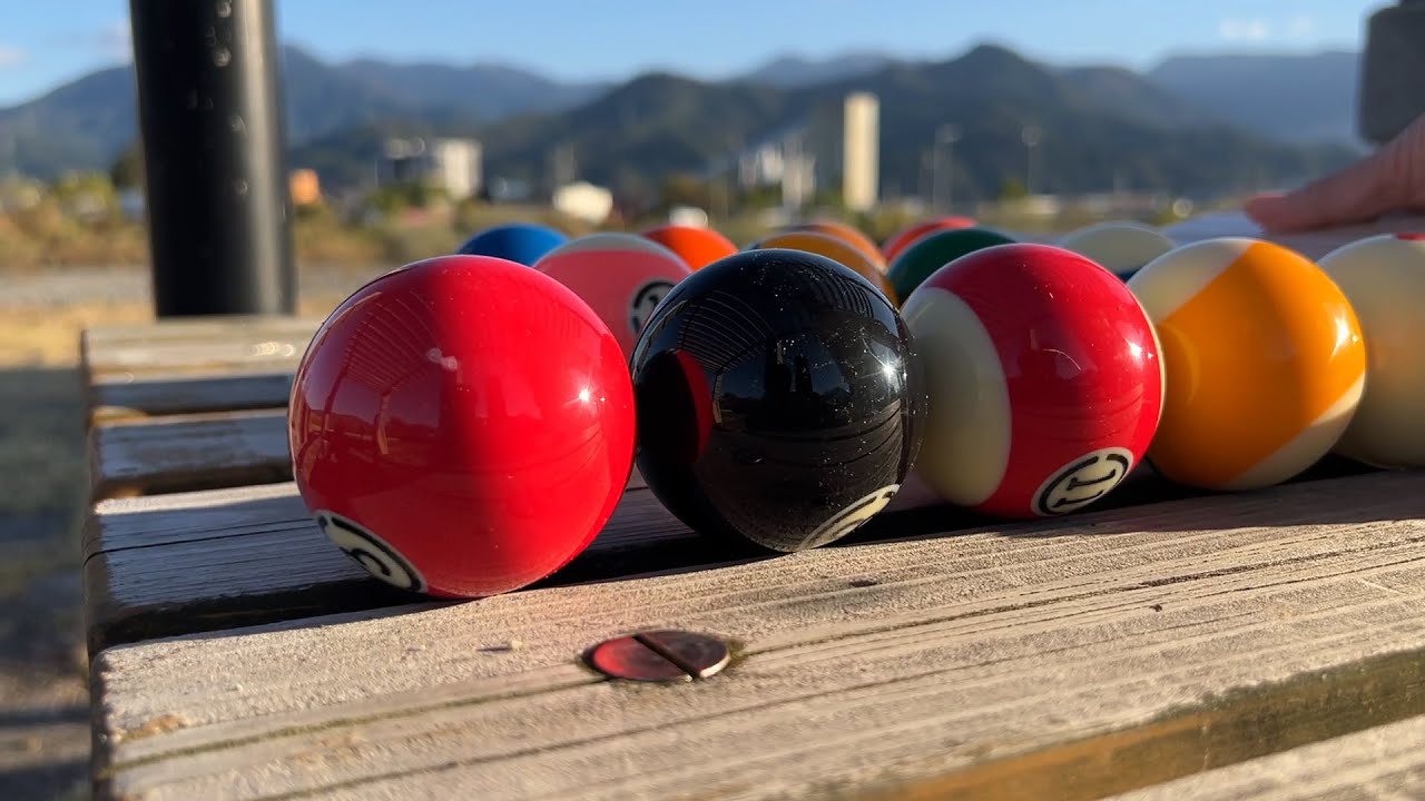 Marble run ASMR ☆ Bench groove HABA slope + spinning bucket & billiard