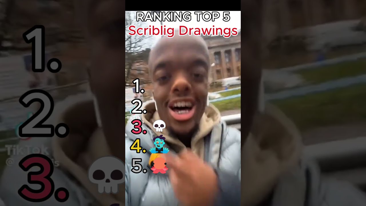 Ranking Top 5 Scribbling Drawings 