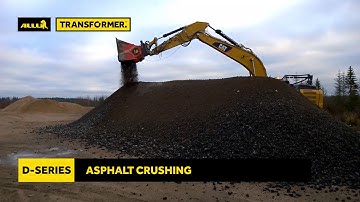 ALLU Transformer Screener Crusher - Asphalt Recycling