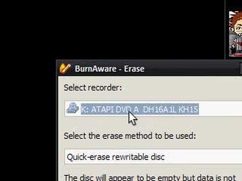 How To Erase A CD-RW/DVD-RW. Free, Quick, Easy.