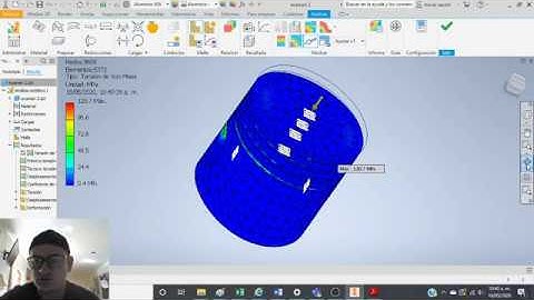 Simulación estructural Inventor