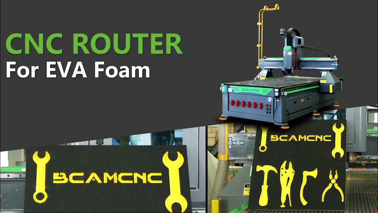 How to Cut EVA Foam on a CNC Router? YouTube