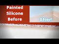 Quick and easy fix for painted silicone