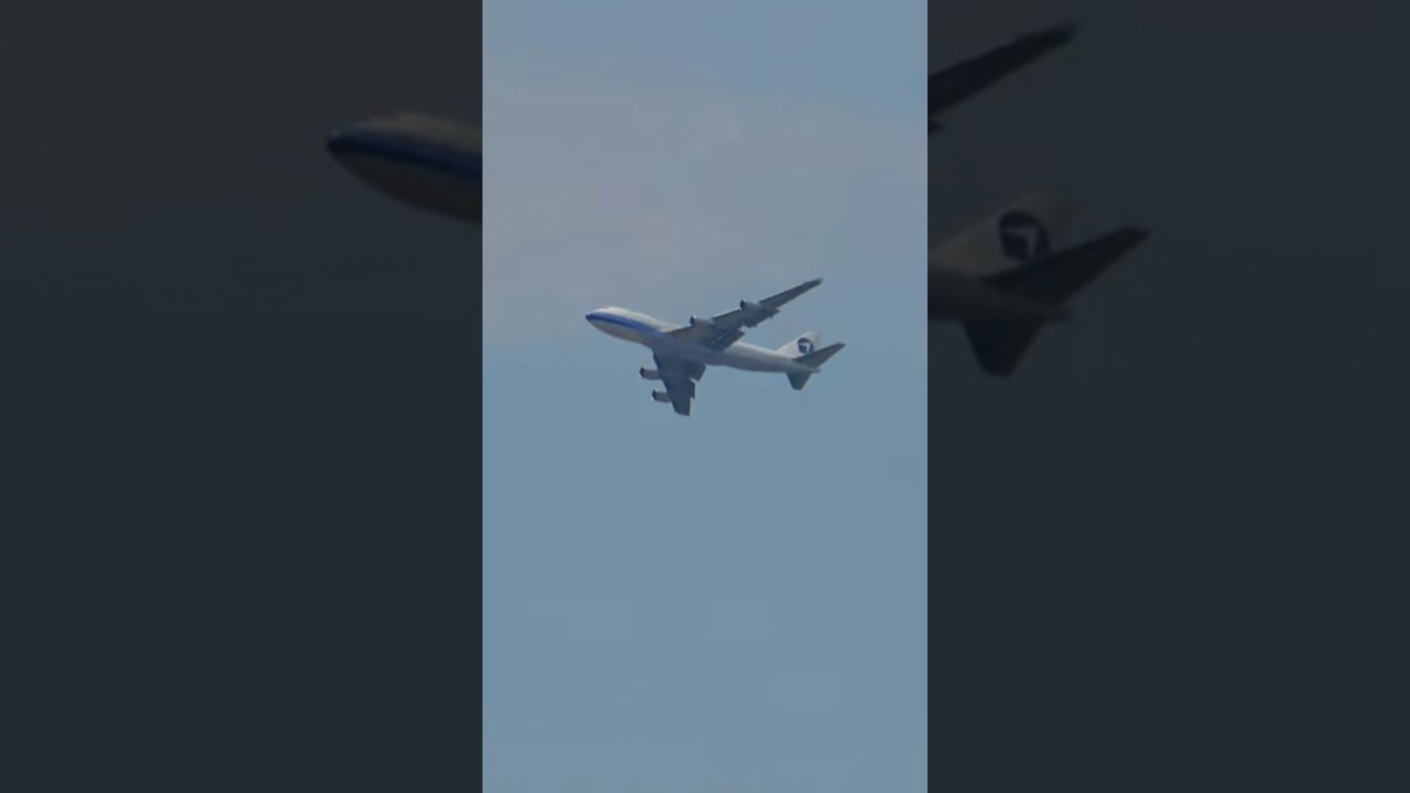 Challenge Airlines Boeing 747-400F Going Around in Atlanta🇺🇸 Atlanta 