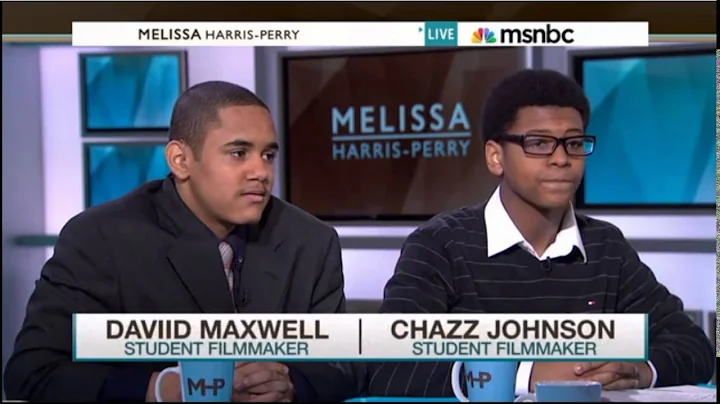 Melvin McCray and students on the Melissa Harris-P...