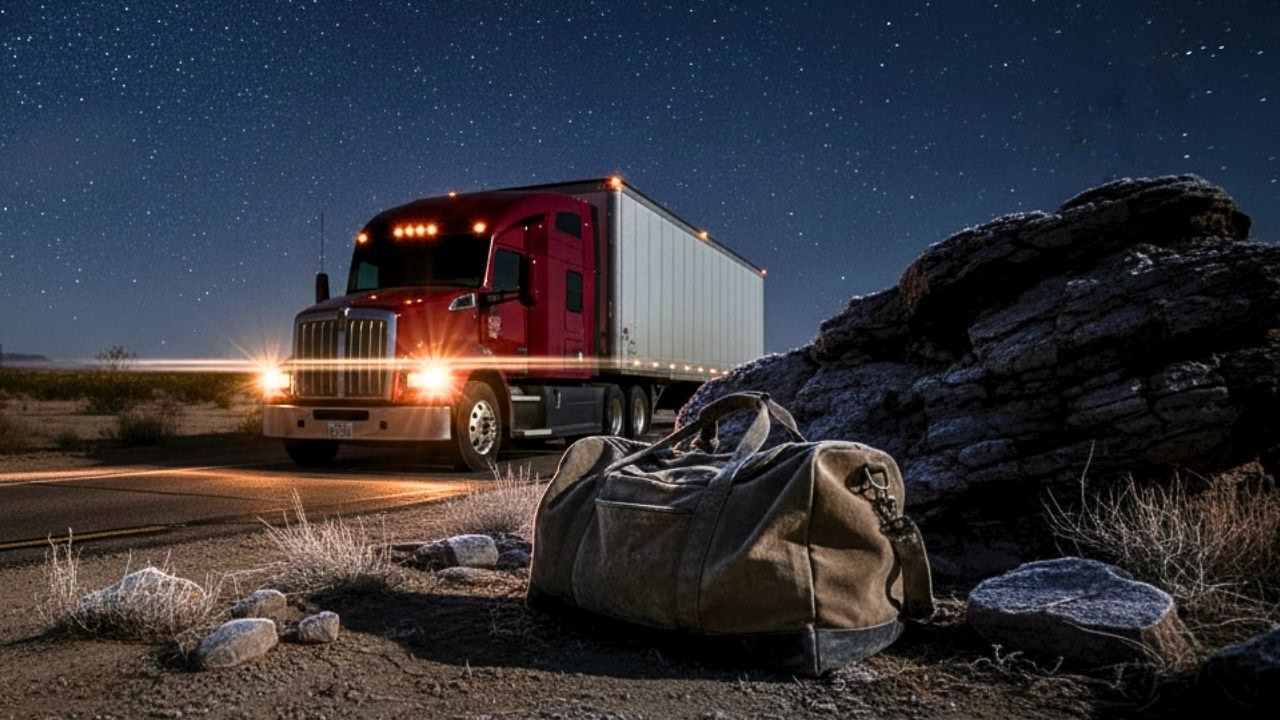 Bebé Abandonado en el Desierto Dentro de una Bolsa es Rescatado por un Camionero