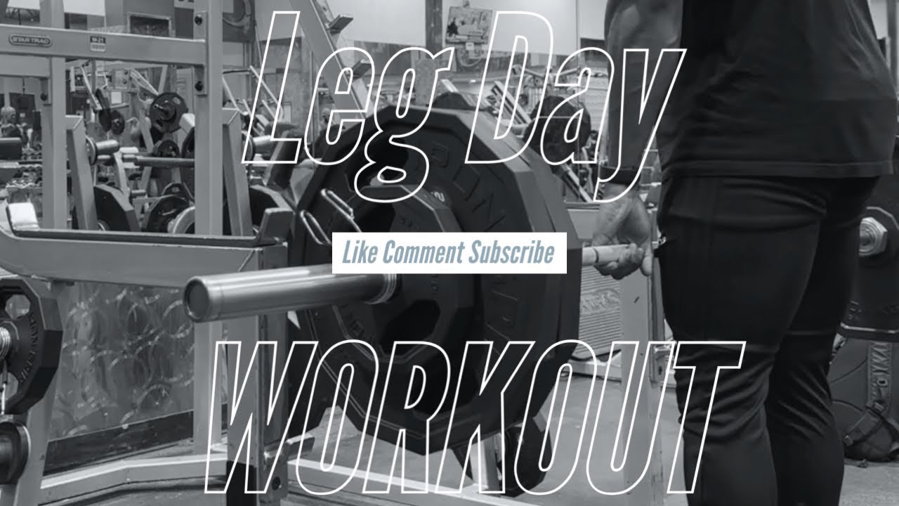 HOW TO BUILD STRONG LEGS (Effective Leg Day Workout) - YouTube