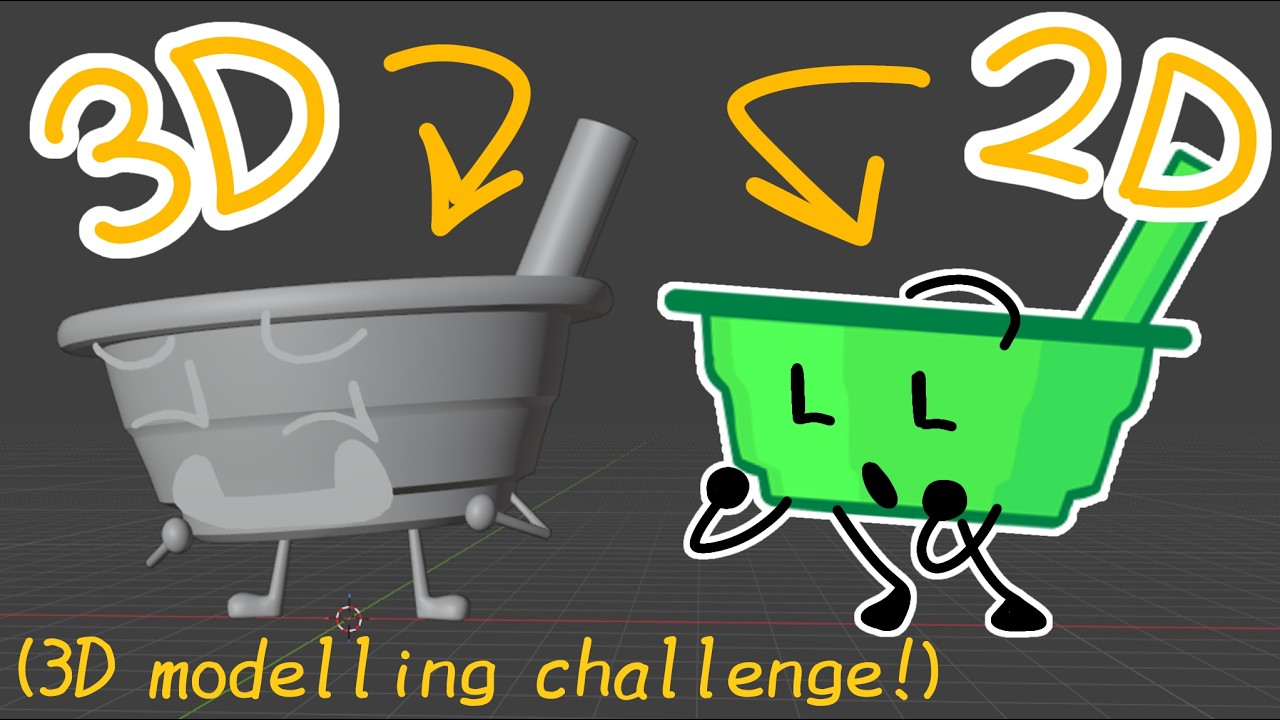 Picture Object Show Turning Object Show Characters 3D (part 2) - YouTube
